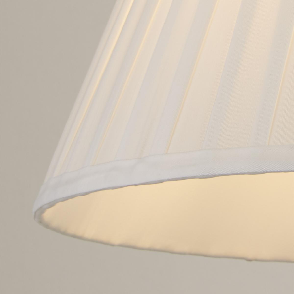 Off White Large Pleated Shade  - White – image 4