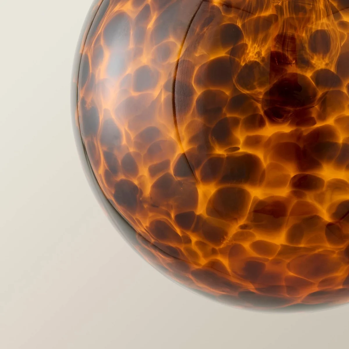 Chiara Leopard Print Glass Easy Fit Pendant Shade - Leopard – image 5