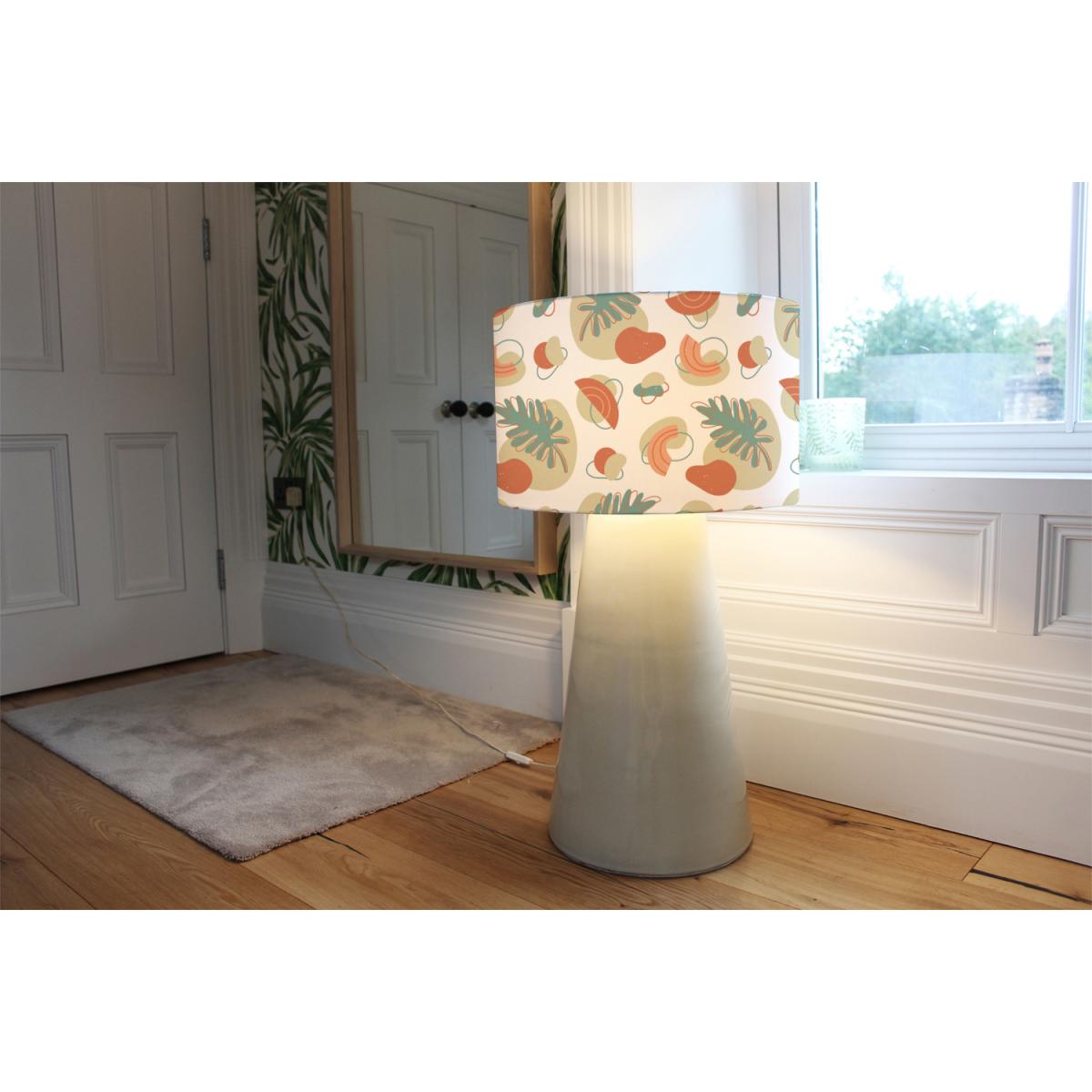 Line Art And Botanical Elements Designer Lamp  Ceiling Stylish Shade - Brown / 25cm – image 2