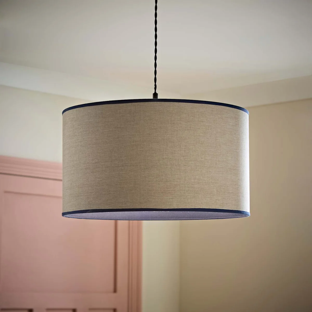 Kiara Large Woven Shade Colour Match Inner - Navy Blue – image 2