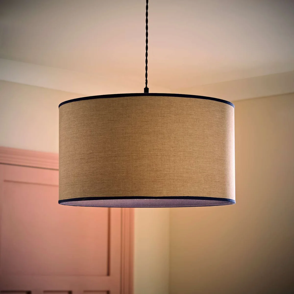 Kiara Large Woven Shade Colour Match Inner - Navy Blue – image 3