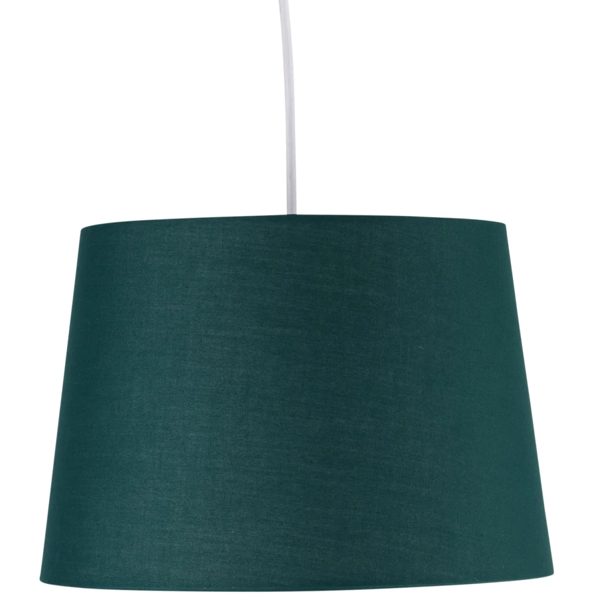 Dark Green Cotton 28cm Tapered Cylinder Pendant Or Lamp Shade - Green – image 3