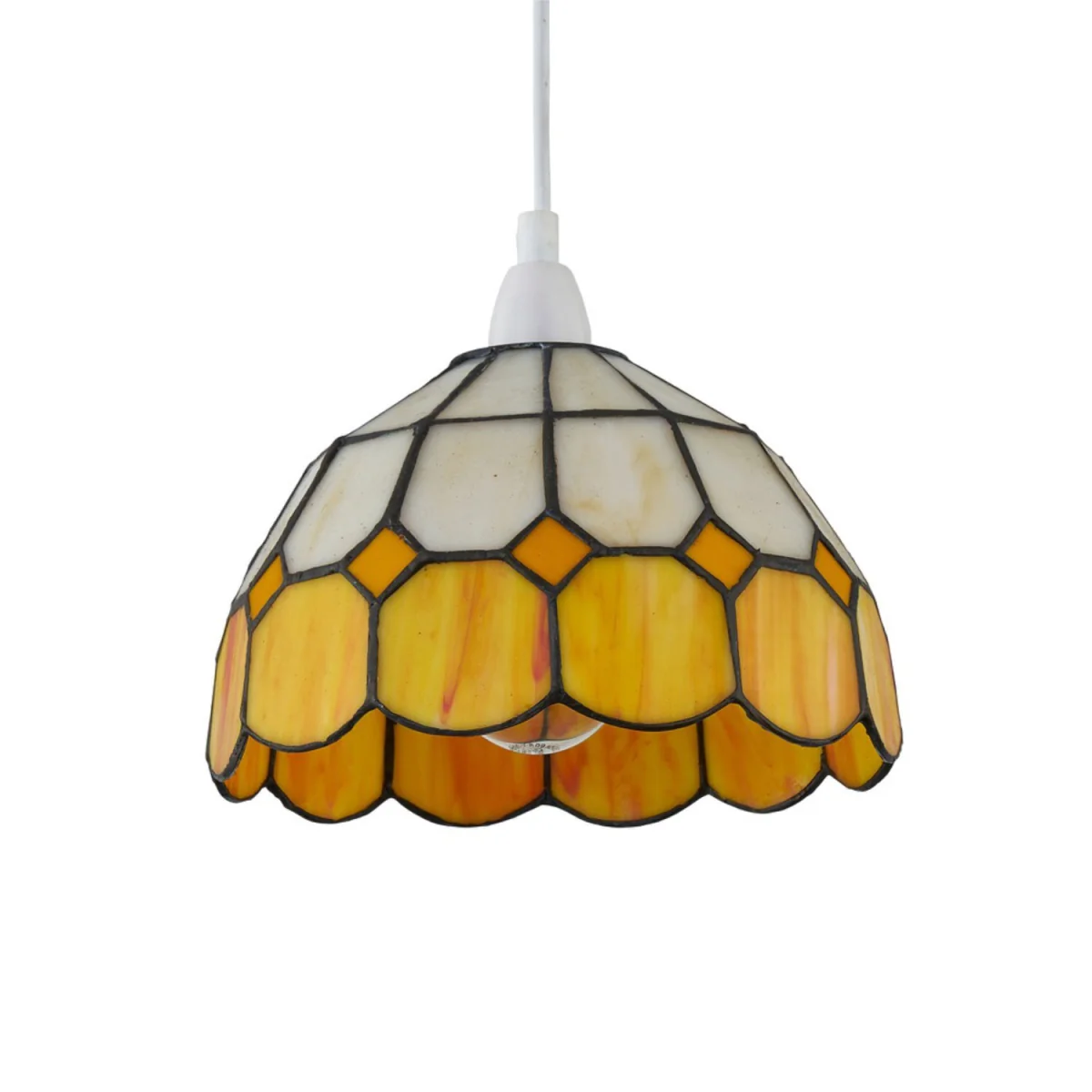 Oxford Easy Fit Glass Pendant Shade - Tiffany Decorated Glass – image 3