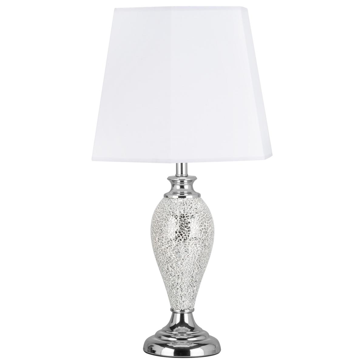 Silver Mosaic Table Lamp - Silver – image 3