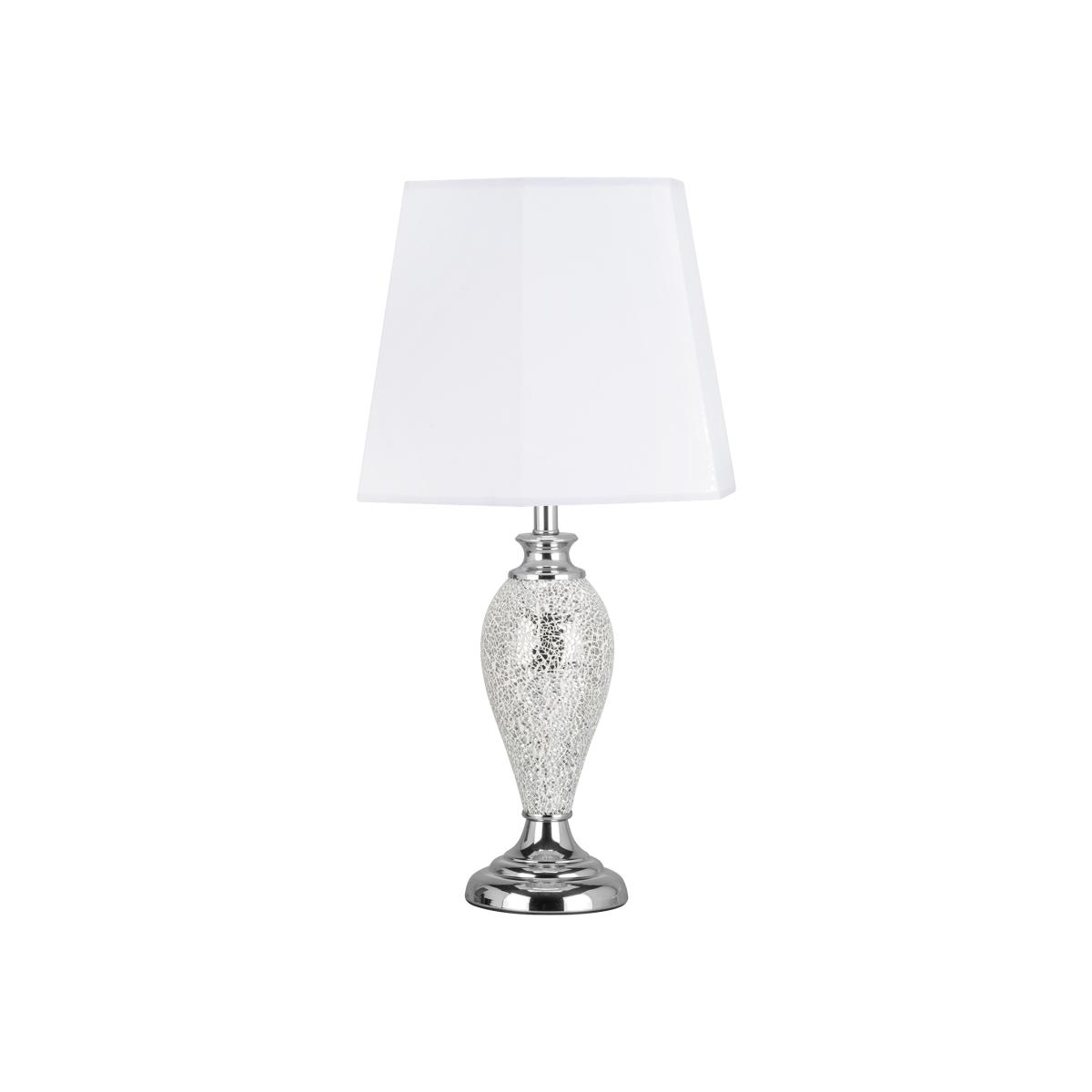 Silver Mosaic Table Lamp - Silver – image 1