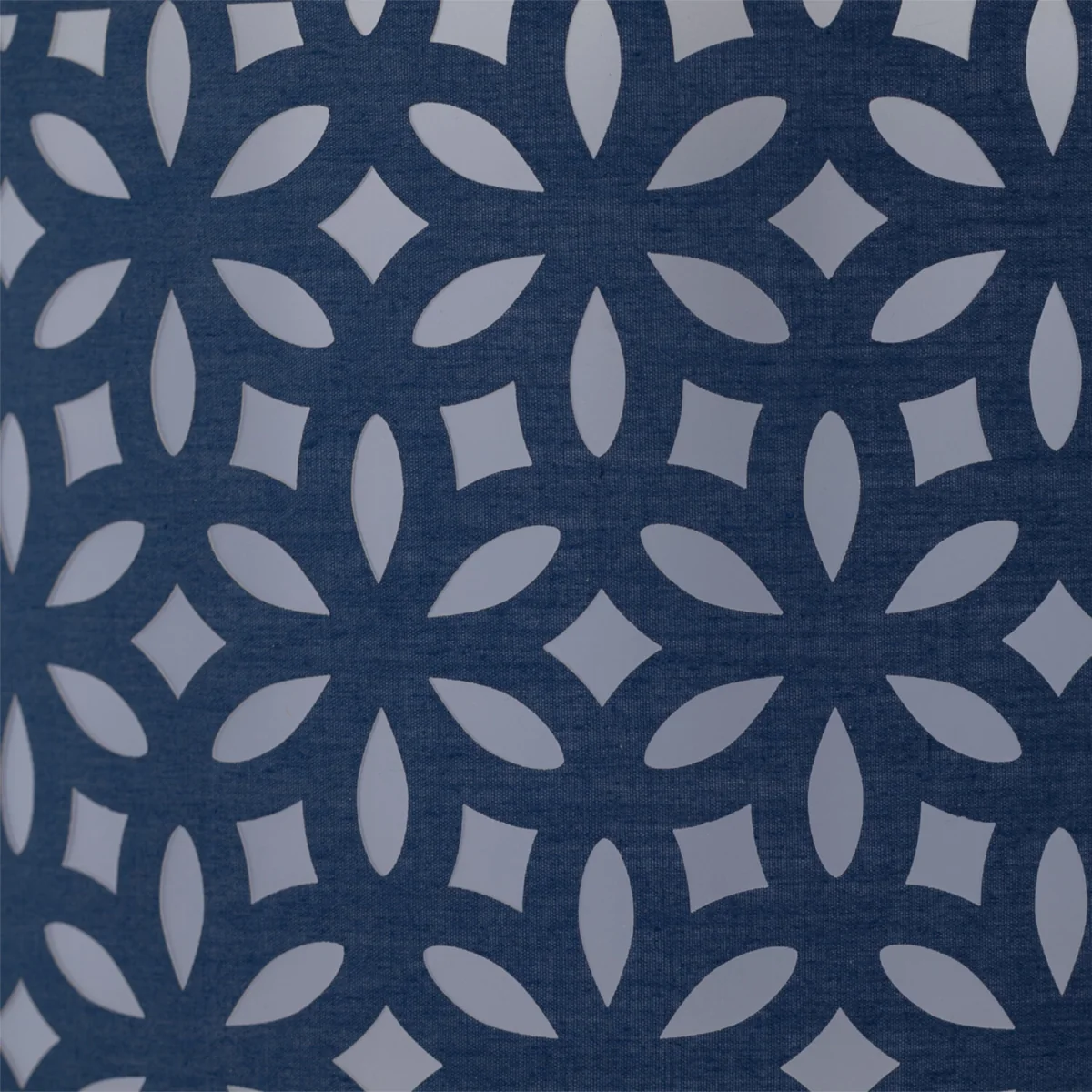 Set Of 2 Navy Blue Laser Cut 25cm Pendant Lightshades - Blue – image 3