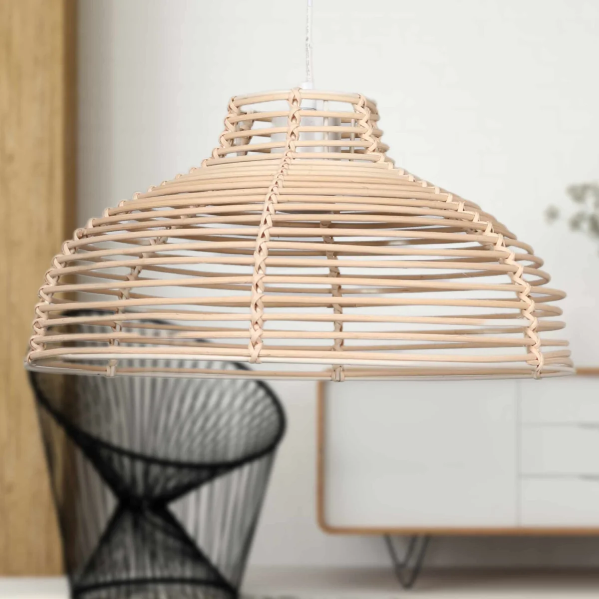 Katrina Easy Fit Pendant Shade - Natural Rattan – image 4