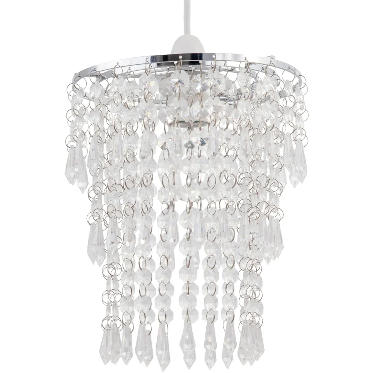 Clear Jewel Tiered Light Shade - Clear – image 2