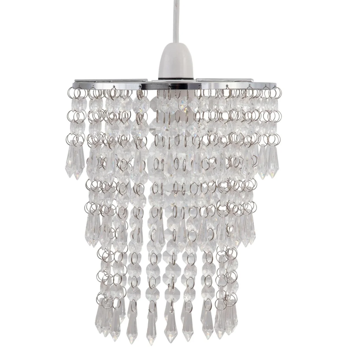 Clear Jewel Tiered Light Shade - Clear – image 3