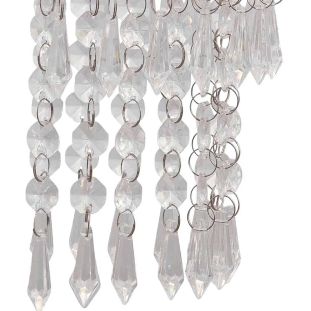 Clear Jewel Tiered Light Shade - Clear – image 5