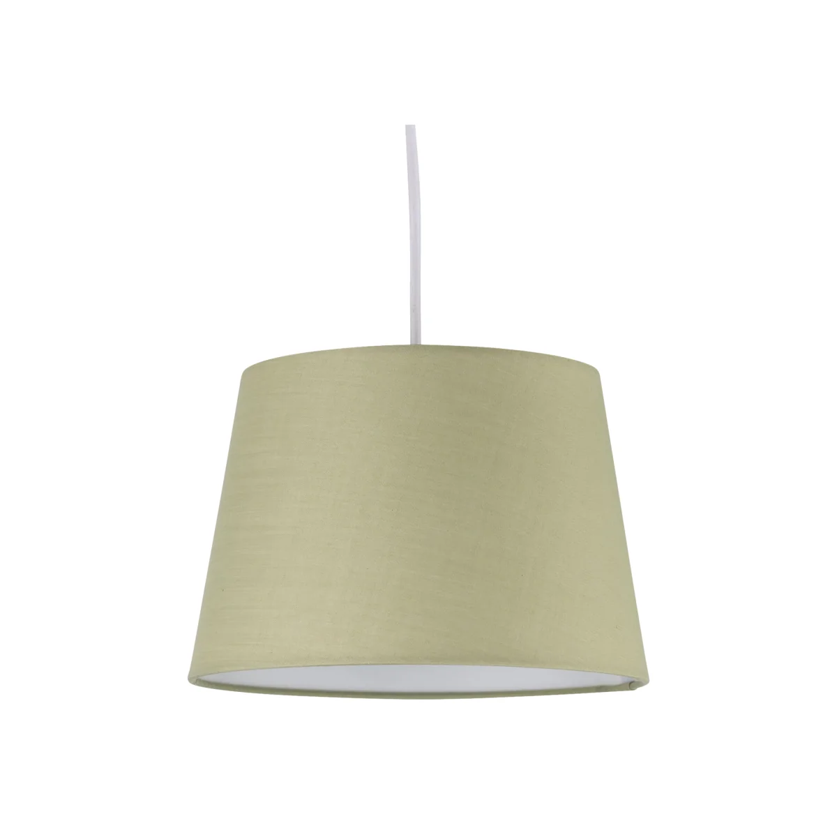 Sage Green Cotton 23cm Tapered Cylinder Pendant Or Lamp Shade - Sage Green – image 1