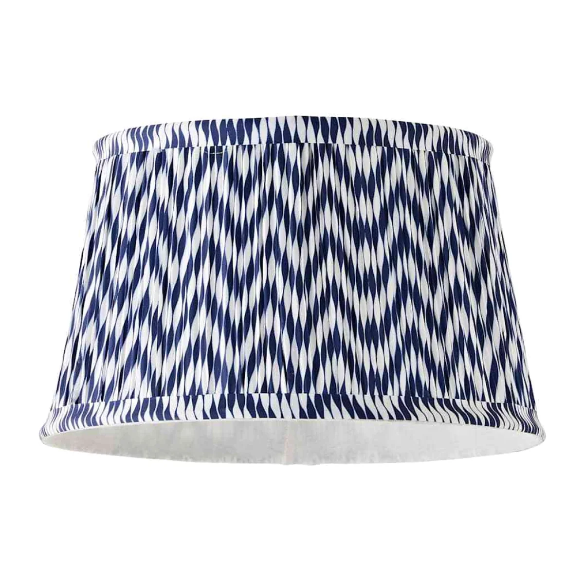 Saffira Small Pleated Chevron Taper Shade - Navy Blue – image 1