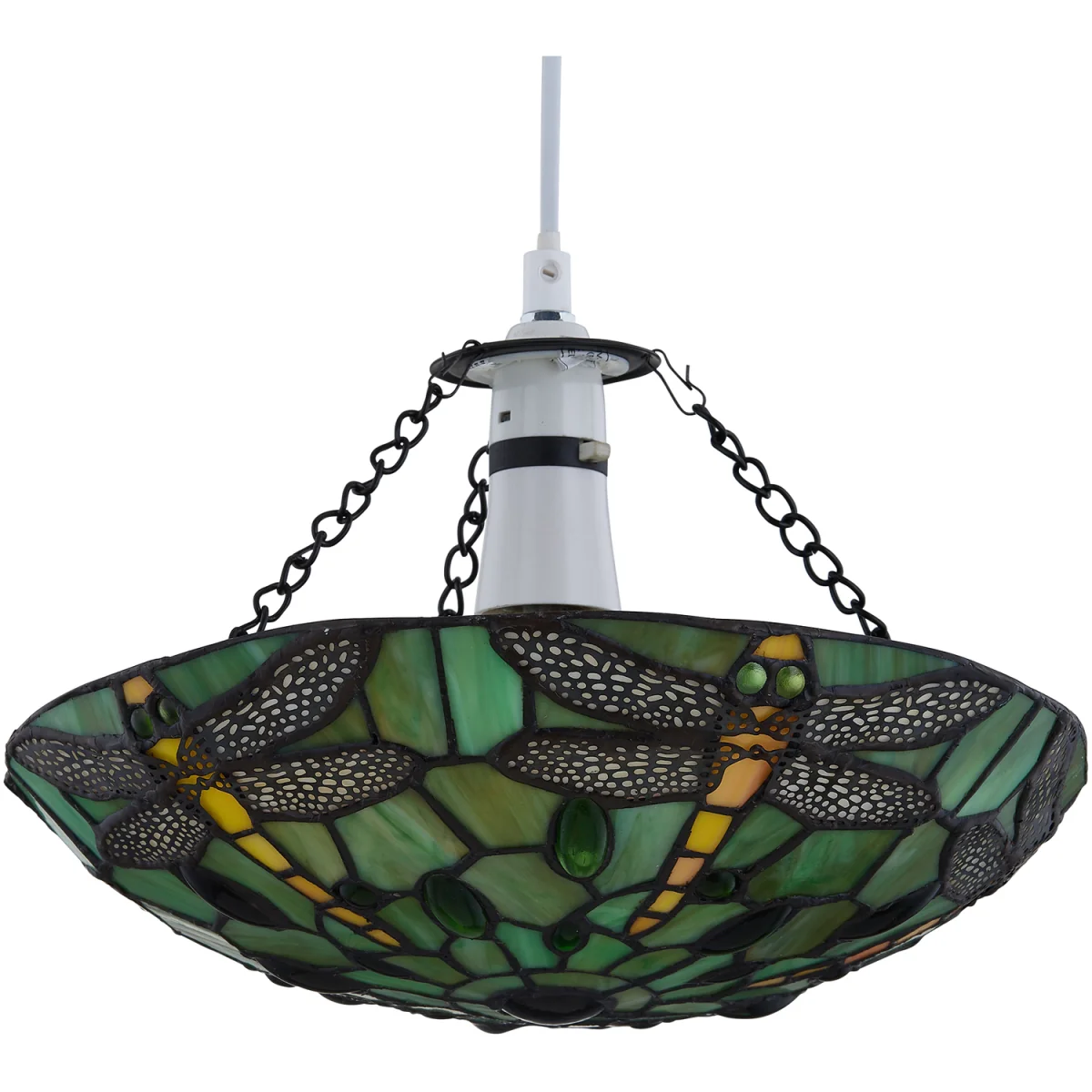 Laurel Easy Fit Glass Pendant Shade - Tiffany Decorated Glass – image 3