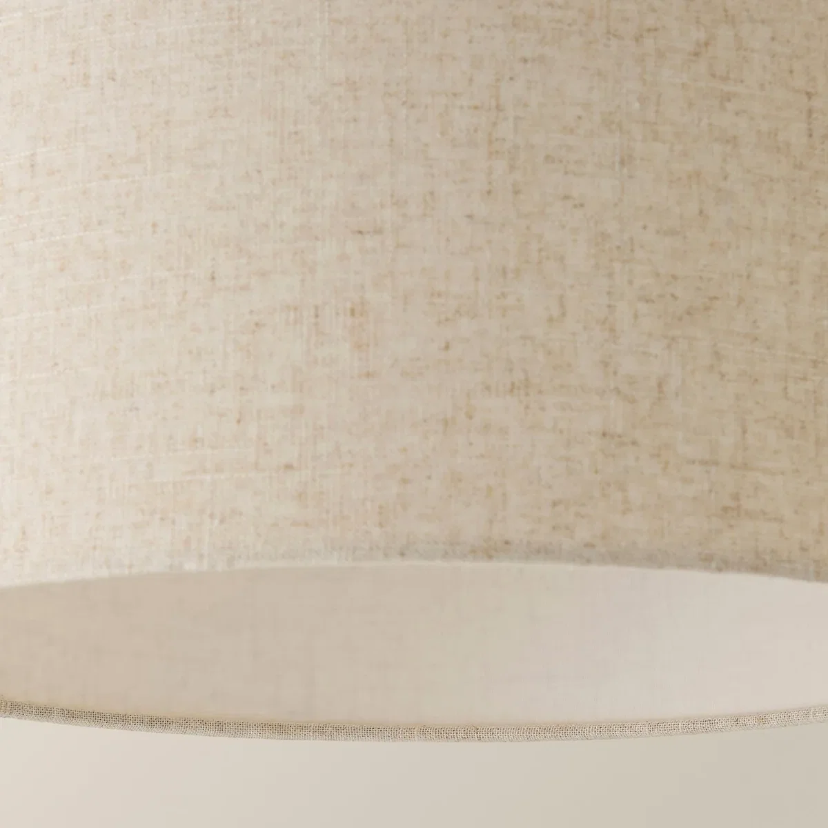 Reni Full Fabric Linen Easy Fit Pendant Drum Lamp Shade - Squat / Yes - Linen / 35cm / 20cm / 350g / No – image 5