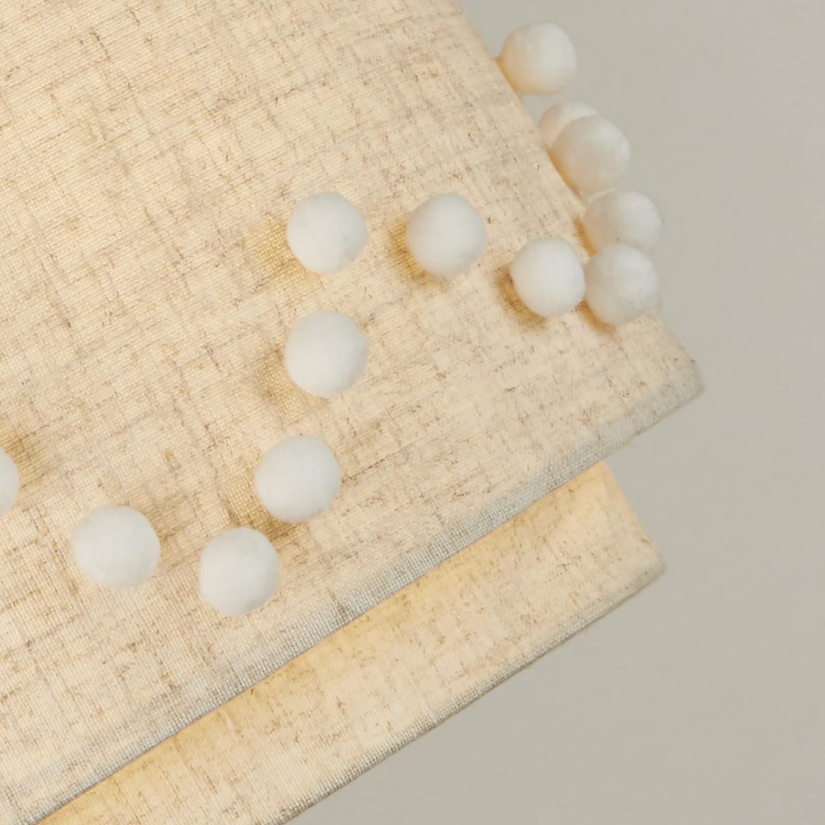 Cream Pom-Pom Pendant Shade - Cream – image 2