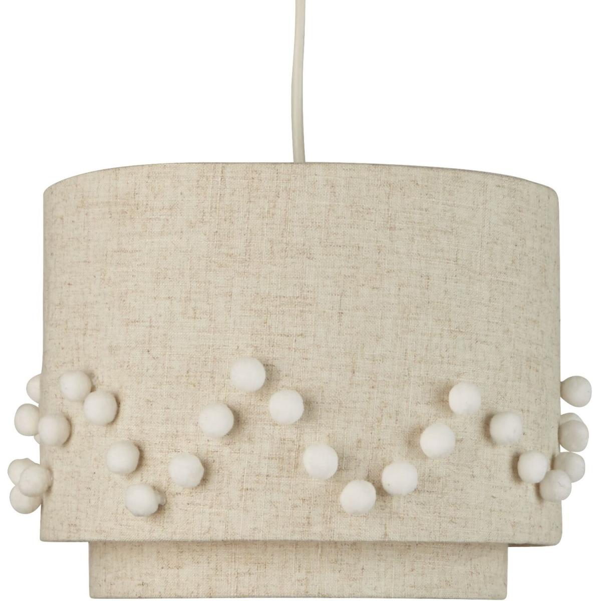 Cream Pom-Pom Pendant Shade - Cream – image 3