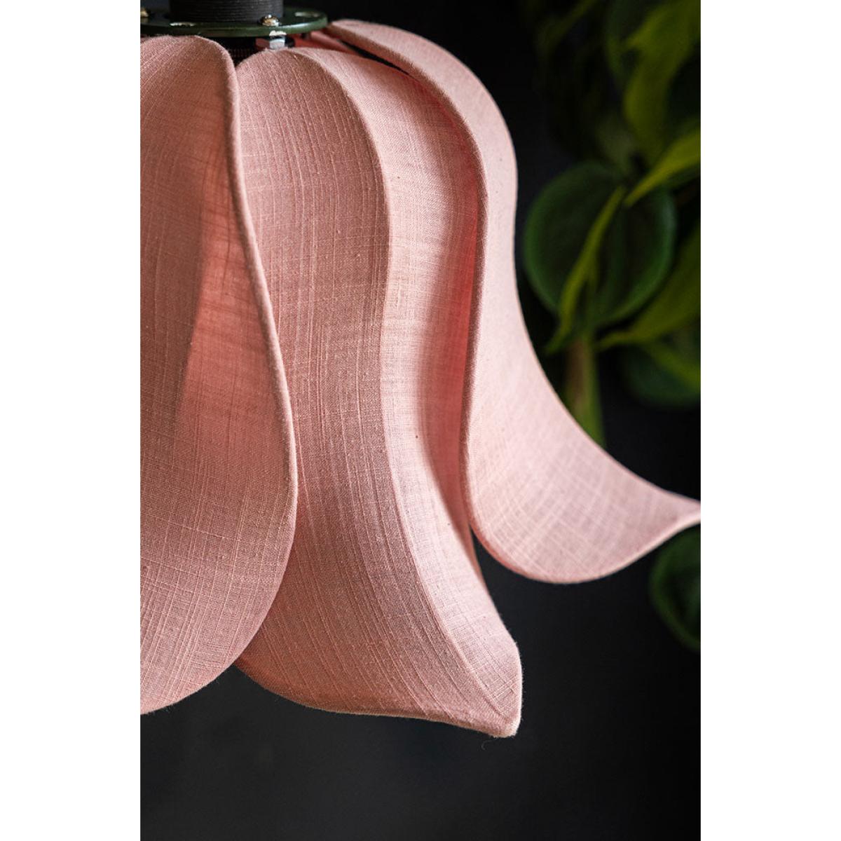 Pretty Pink Petal Leaf Easyfit Lampshade – image 3