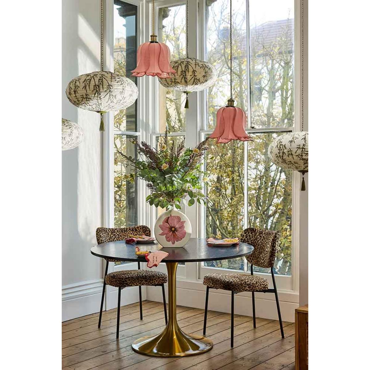 Pretty Pink Petal Leaf Easyfit Lampshade – image 5