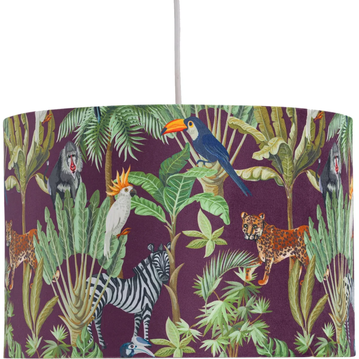 Safari Velvet Safari Design 30cm Pendant Or Table Lamp Shade - Safari – image 6
