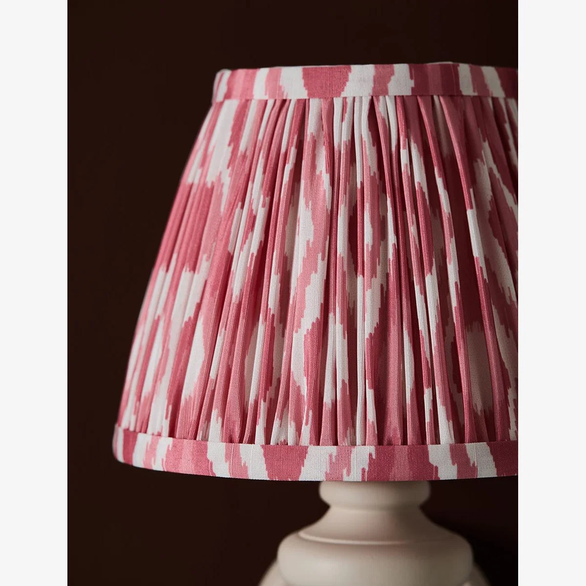 Ida Ikat Print Shade in Coral Pink - Small – image 1