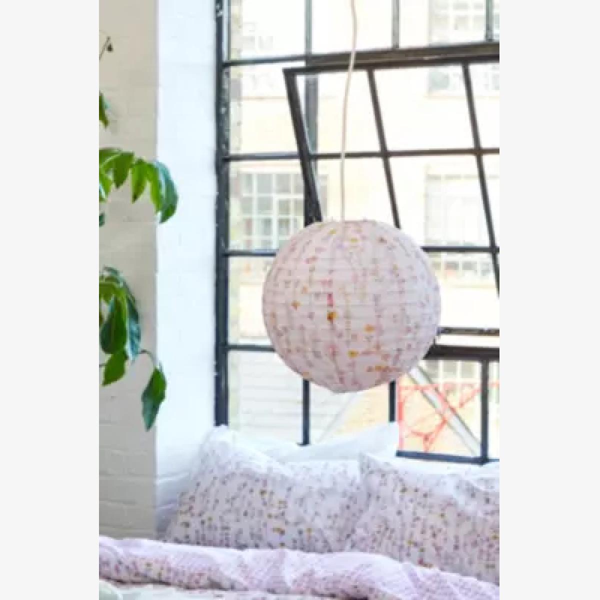 Dolly Paper Lamp Shade - Pink ALL at Urban Outfitters – image 1
