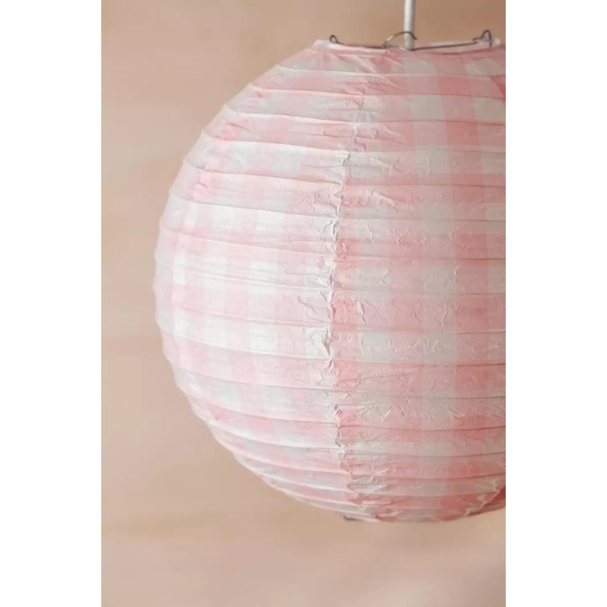 Gingham Lamp Shade - Pink ALL at Urban Outfitters – image 3