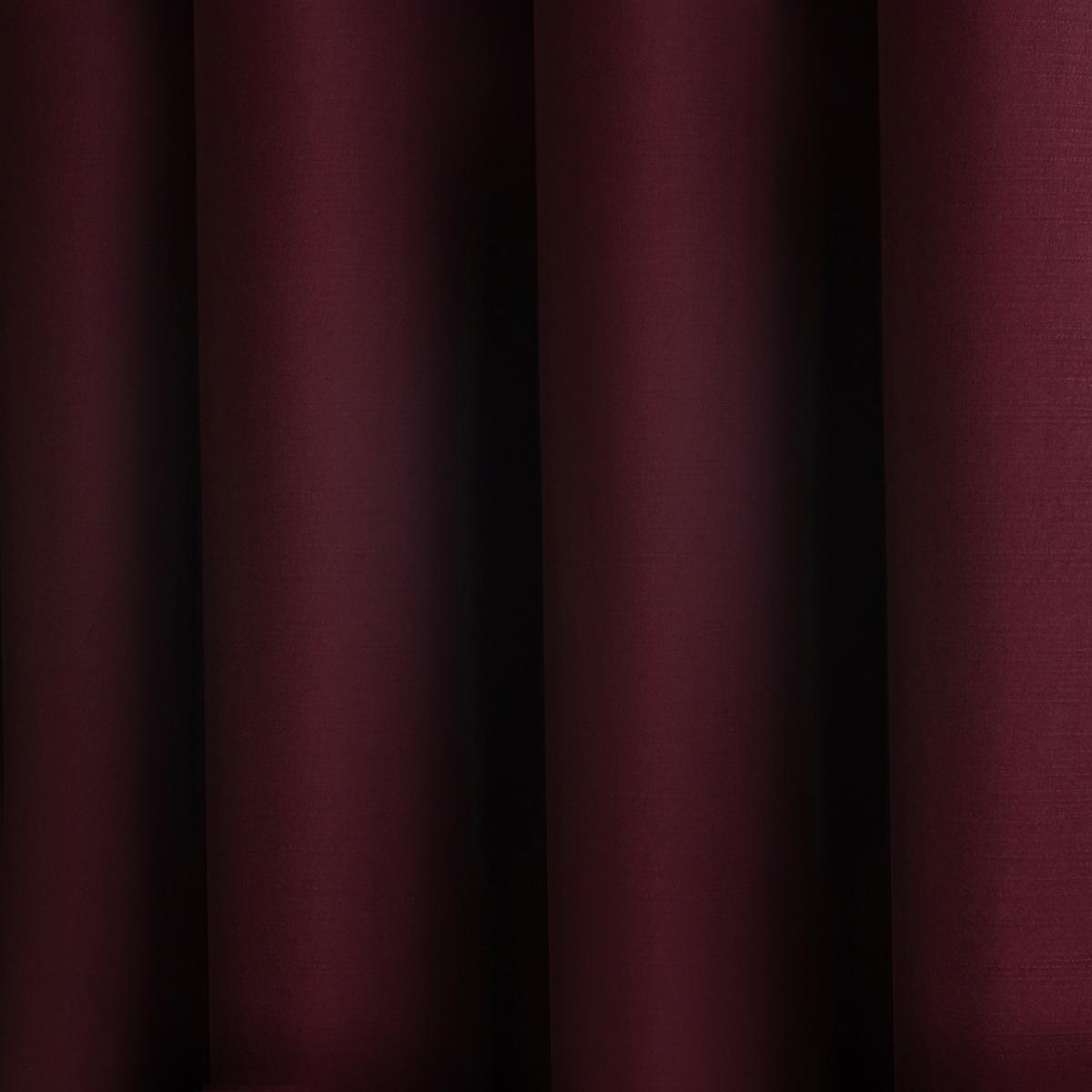 Satin Merlot Eyelet Curtains Merlot – image 3