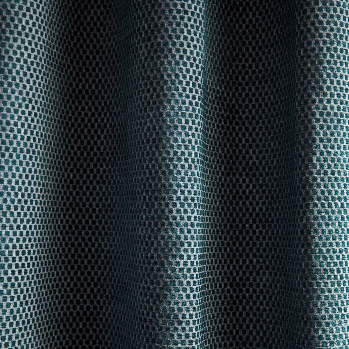 Hava Chenille Peacock Eyelet Curtains Peacock – image 5