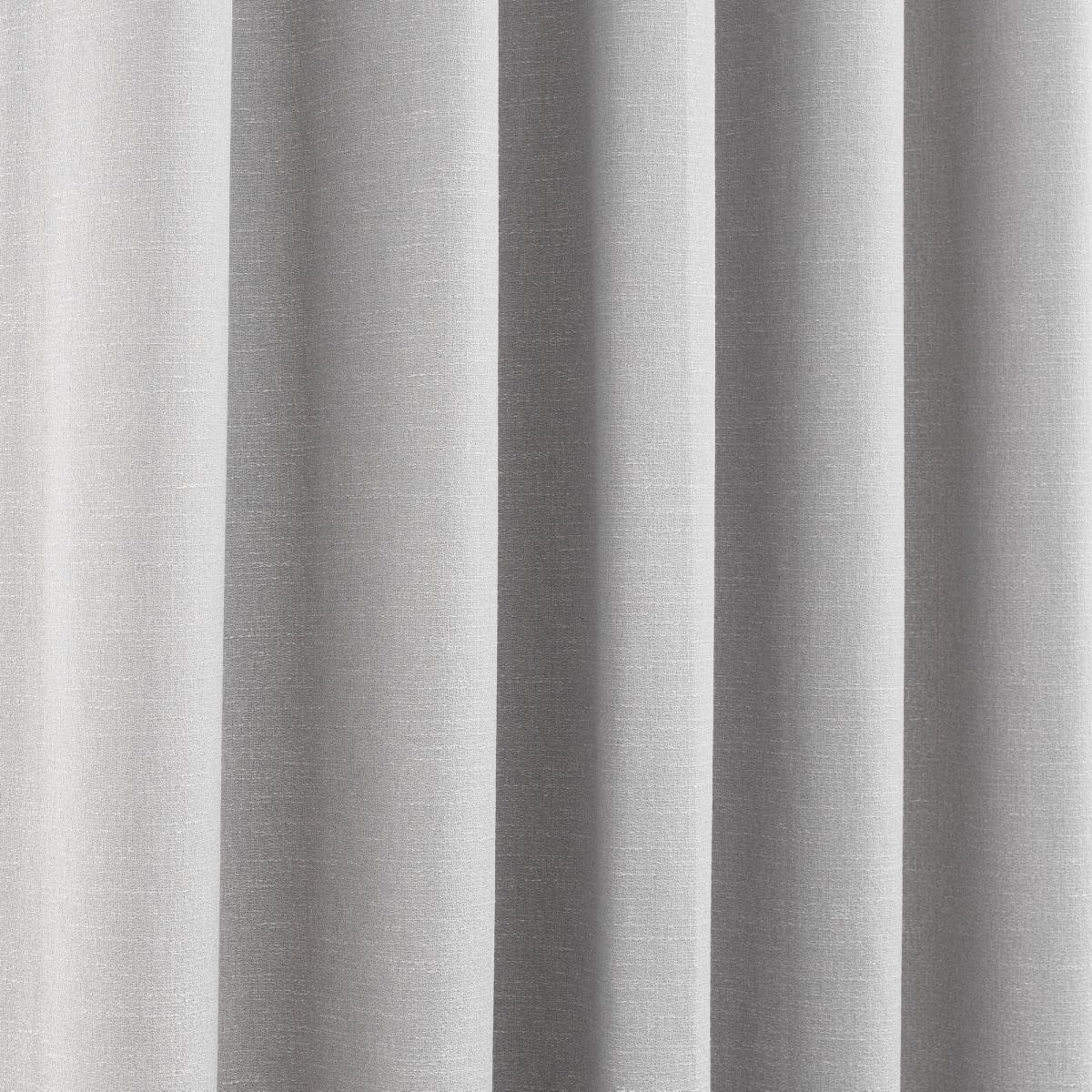 Brighton Dove Grey Textured Eyelet Curtains Grey – image 3