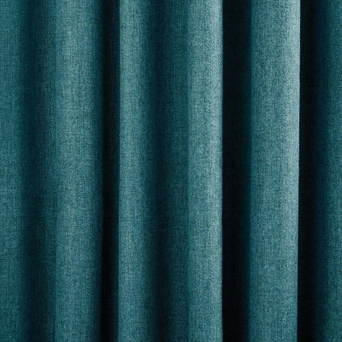 Jennings Peacock Thermal Eyelet Curtains Blue – image 3