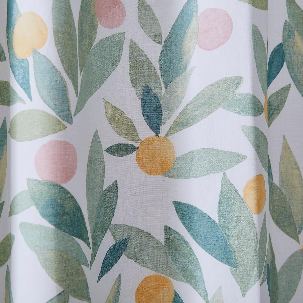 Erwin Fruits Eyelet Curtains Green – image 3