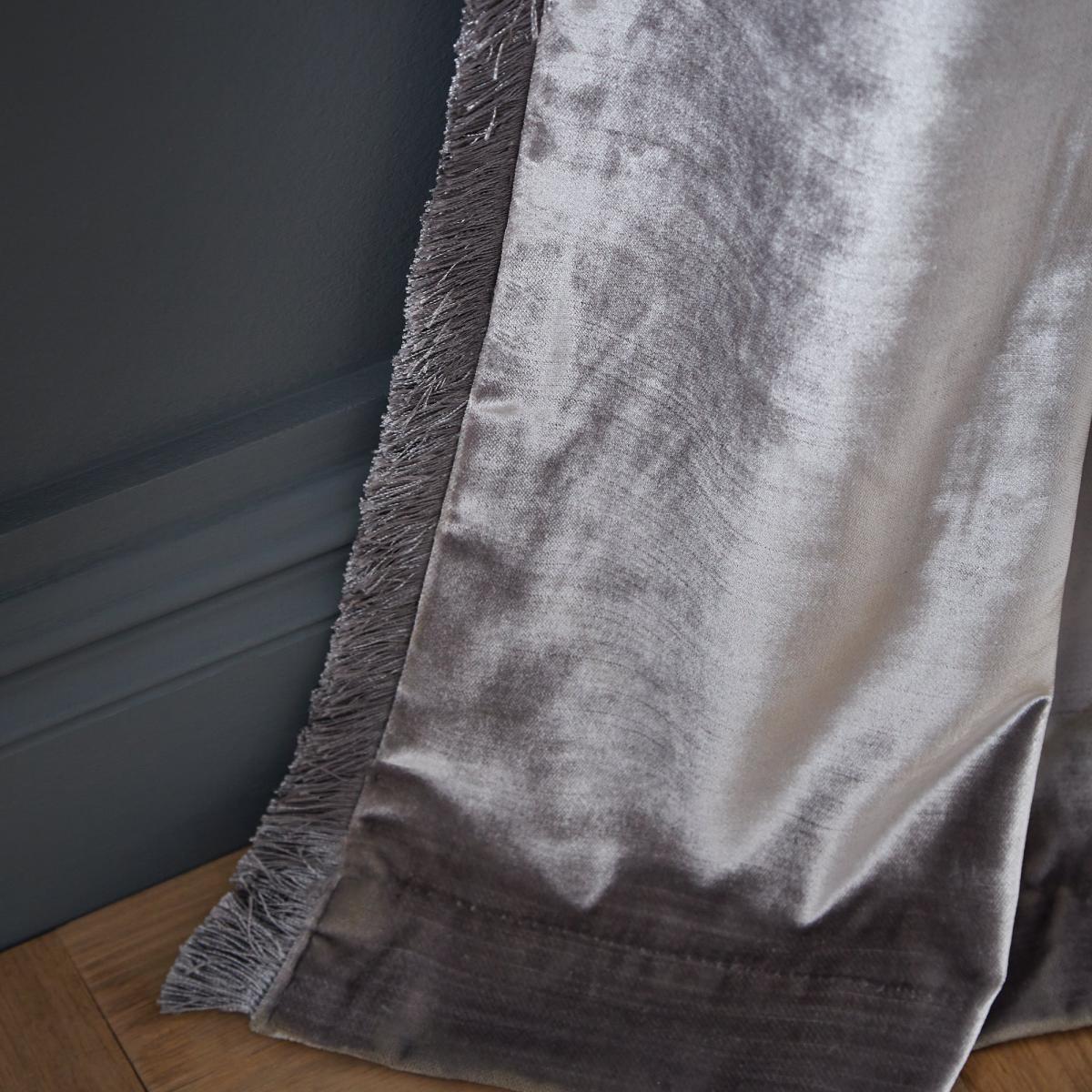 Keston Silver Eyelet Curtains Silver – image 5