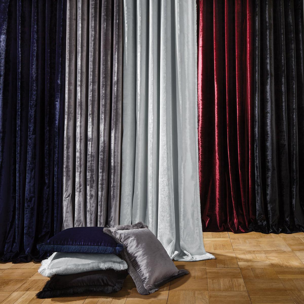 Keston Silver Eyelet Curtains Silver – image 7