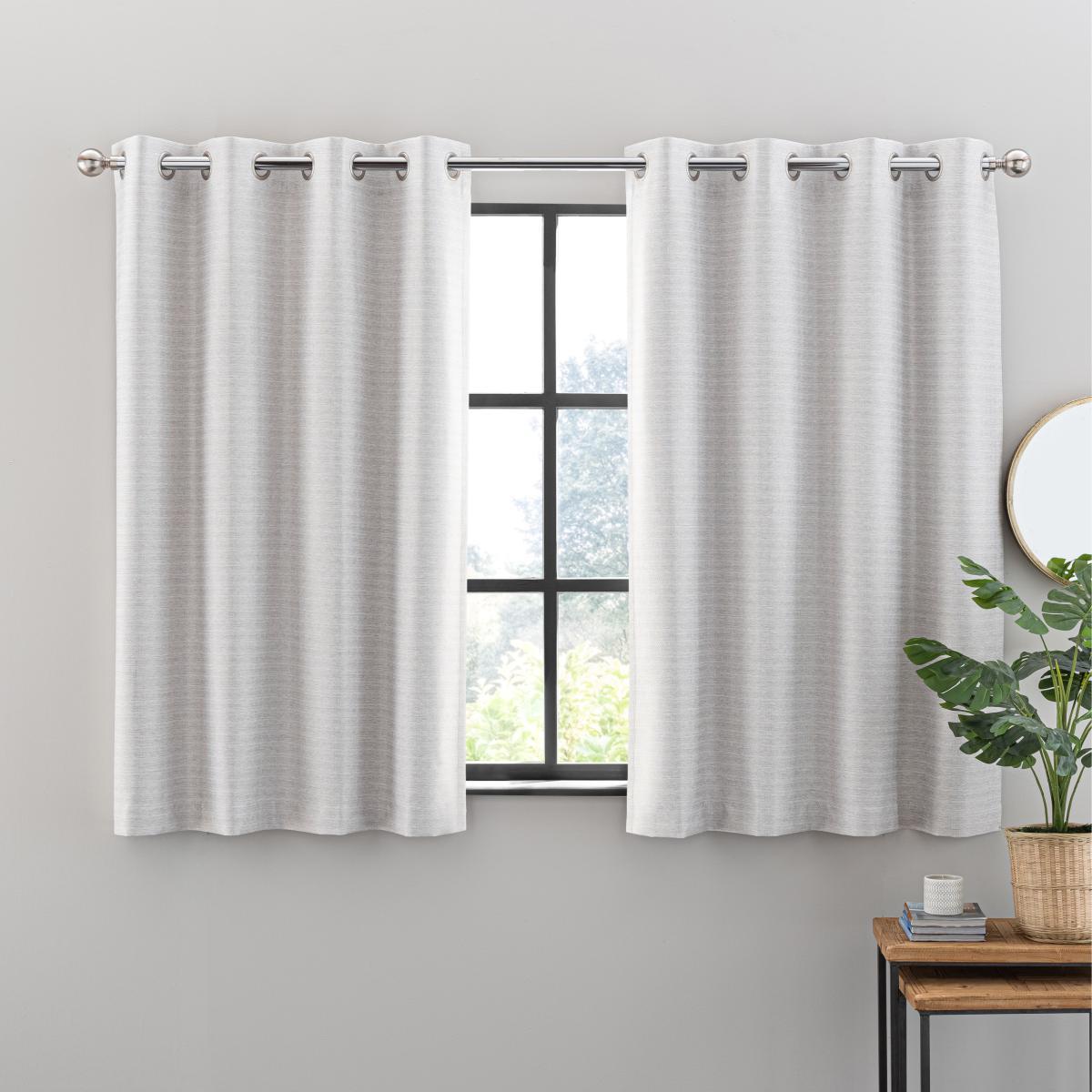 Metropolitan Natural Eyelet Blackout Curtains Natural – image 4