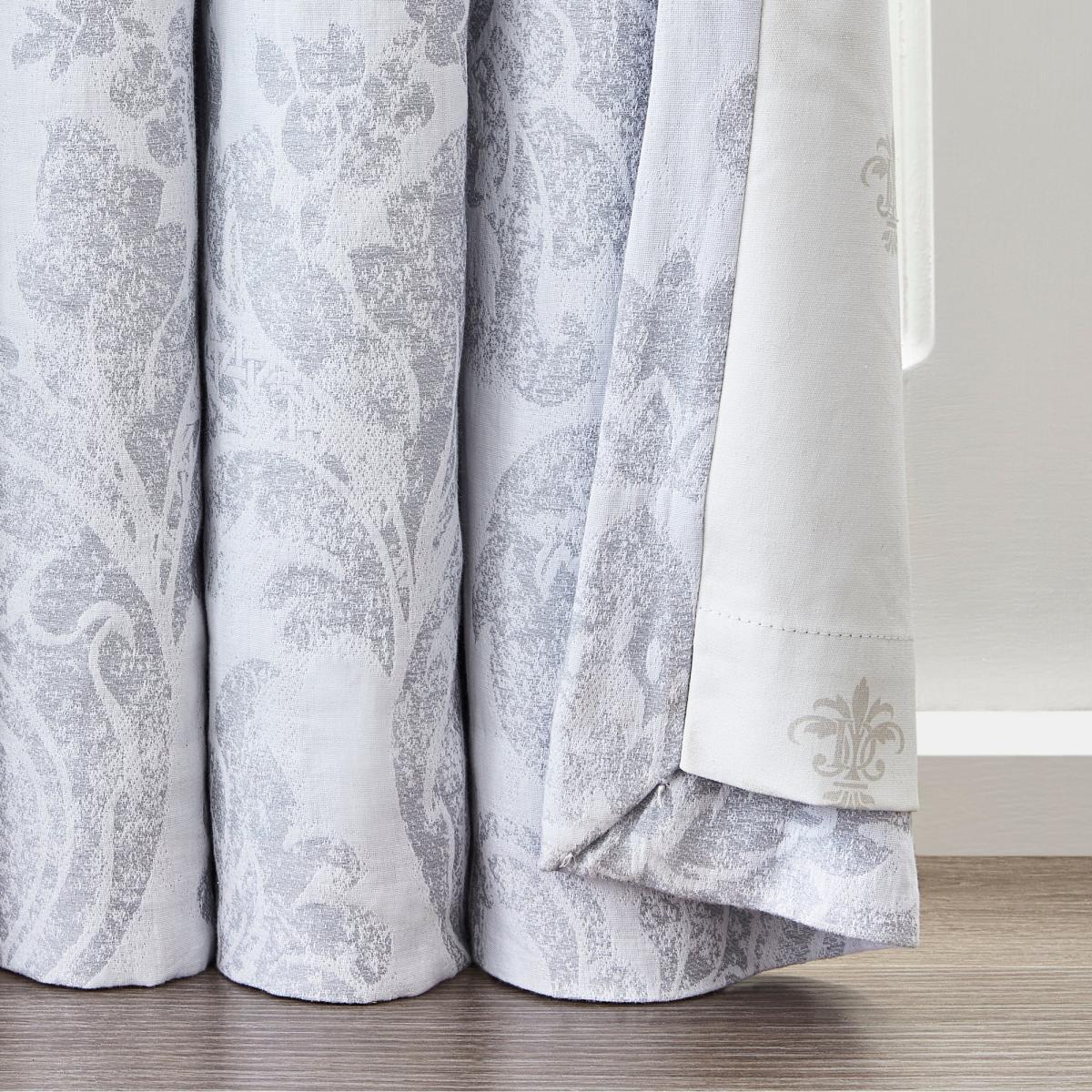 Dorma Orvieto Grey Blackout Eyelet Curtains Grey – image 2