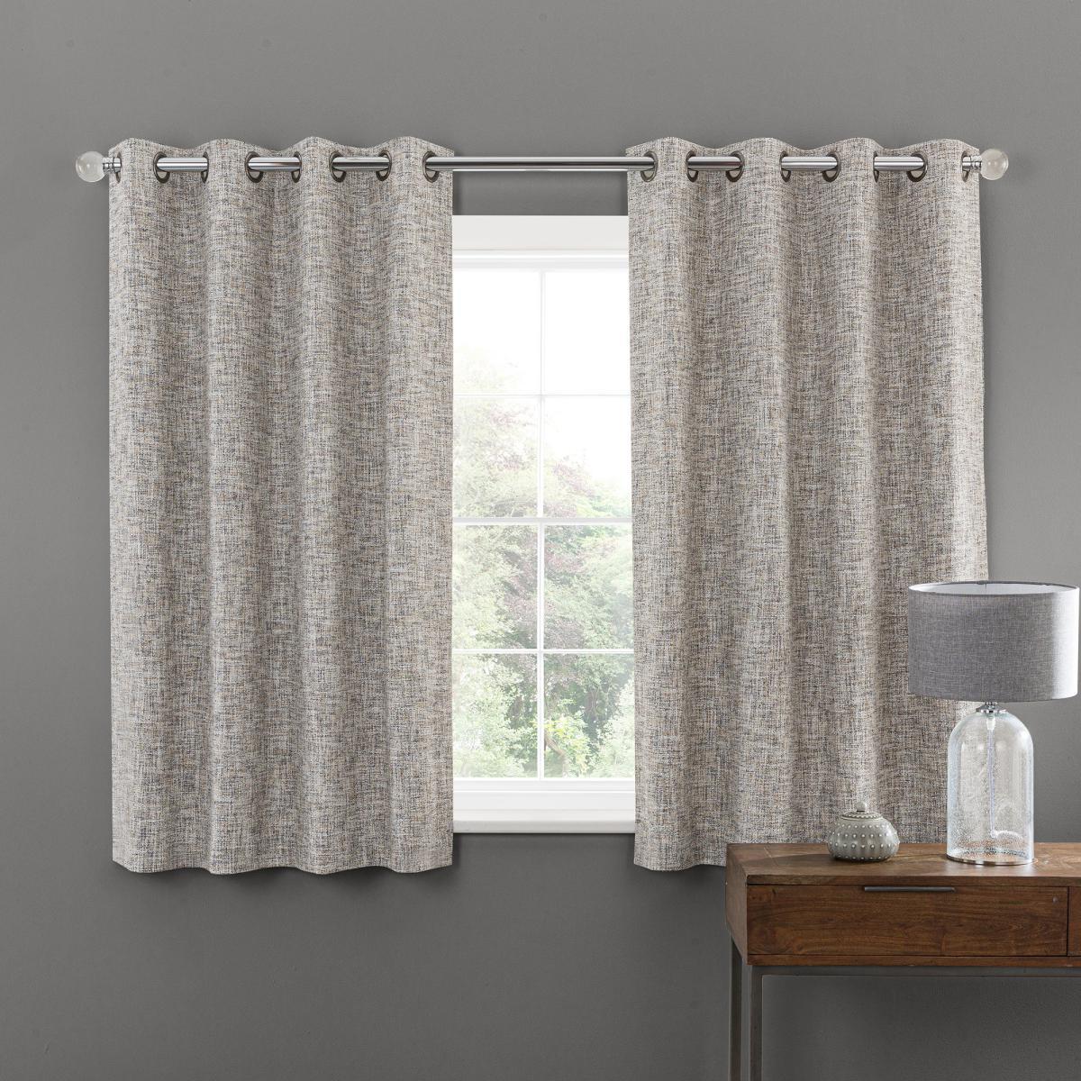 Harlow Natural Blackout Eyelet Curtains Natural – image 5