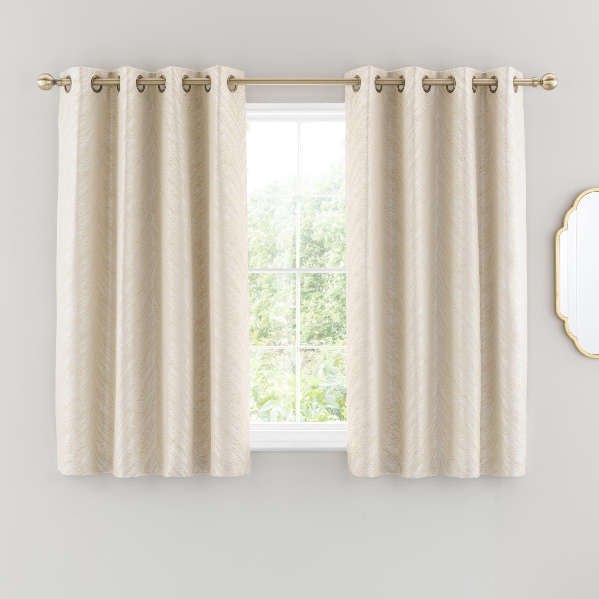 Flame Eyelet Curtains Natural Natural – image 5