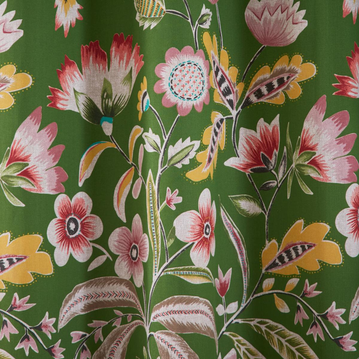 Joy Eyelet Curtains Green Green – image 3