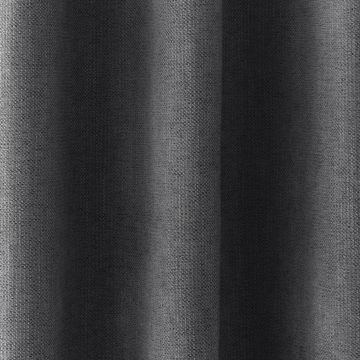 Wynter Charcoal Thermal Eyelet Door Curtain Charcoal – image 4