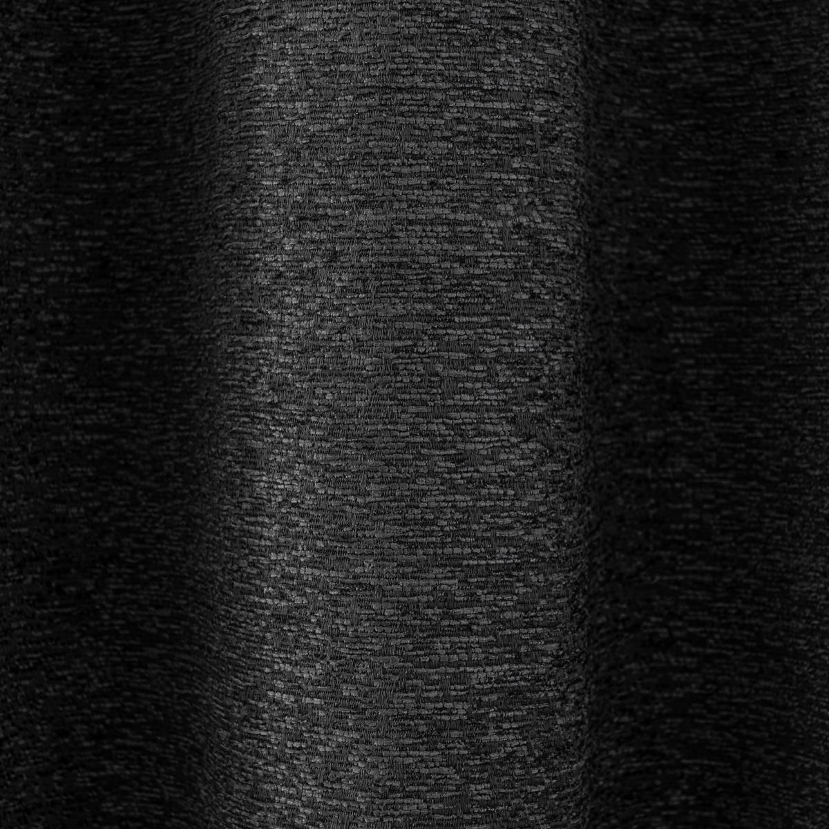 Textured Chenille Graphite Eyelet Curtains Graphite (Grey) – image 6