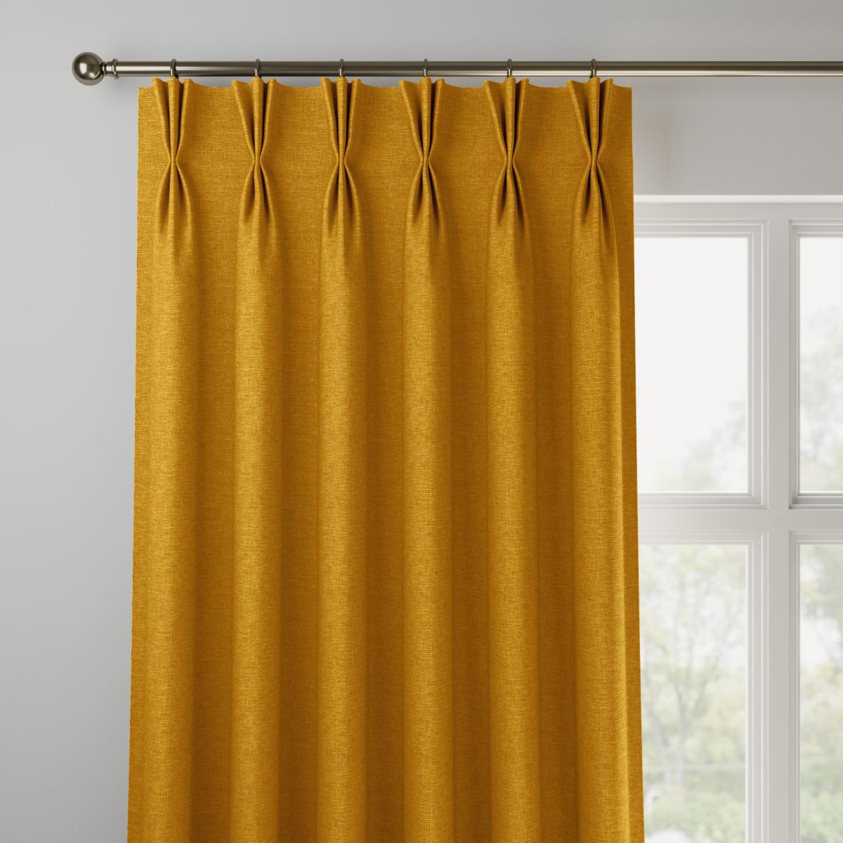 Lunar Made to Measure Curtains yellow – image 2