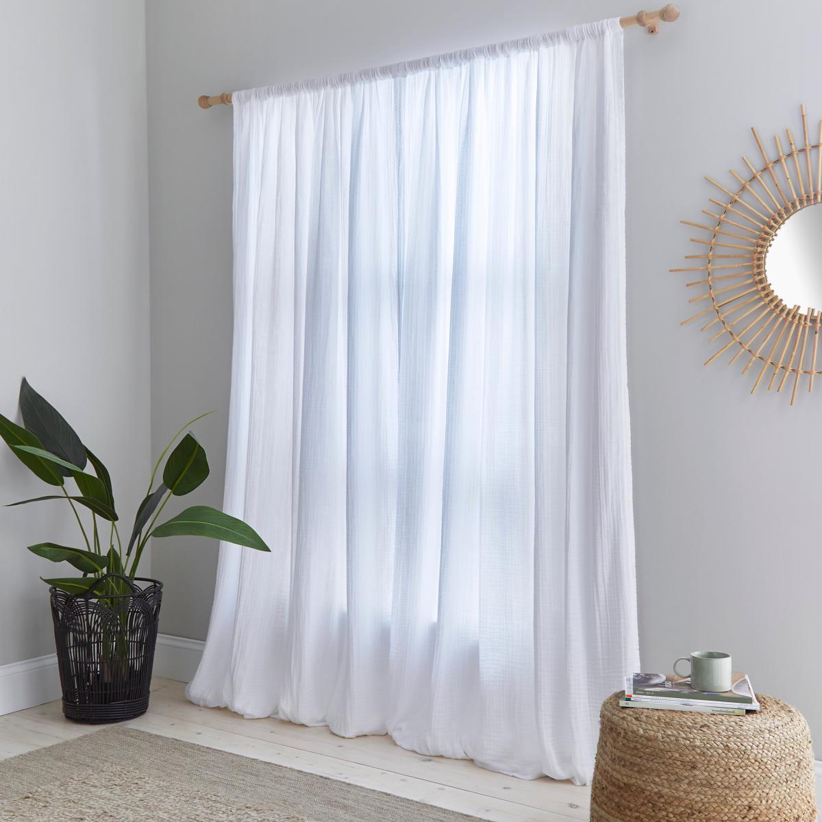 Cotton Muslin Ocean Curtains Ocean – image 5