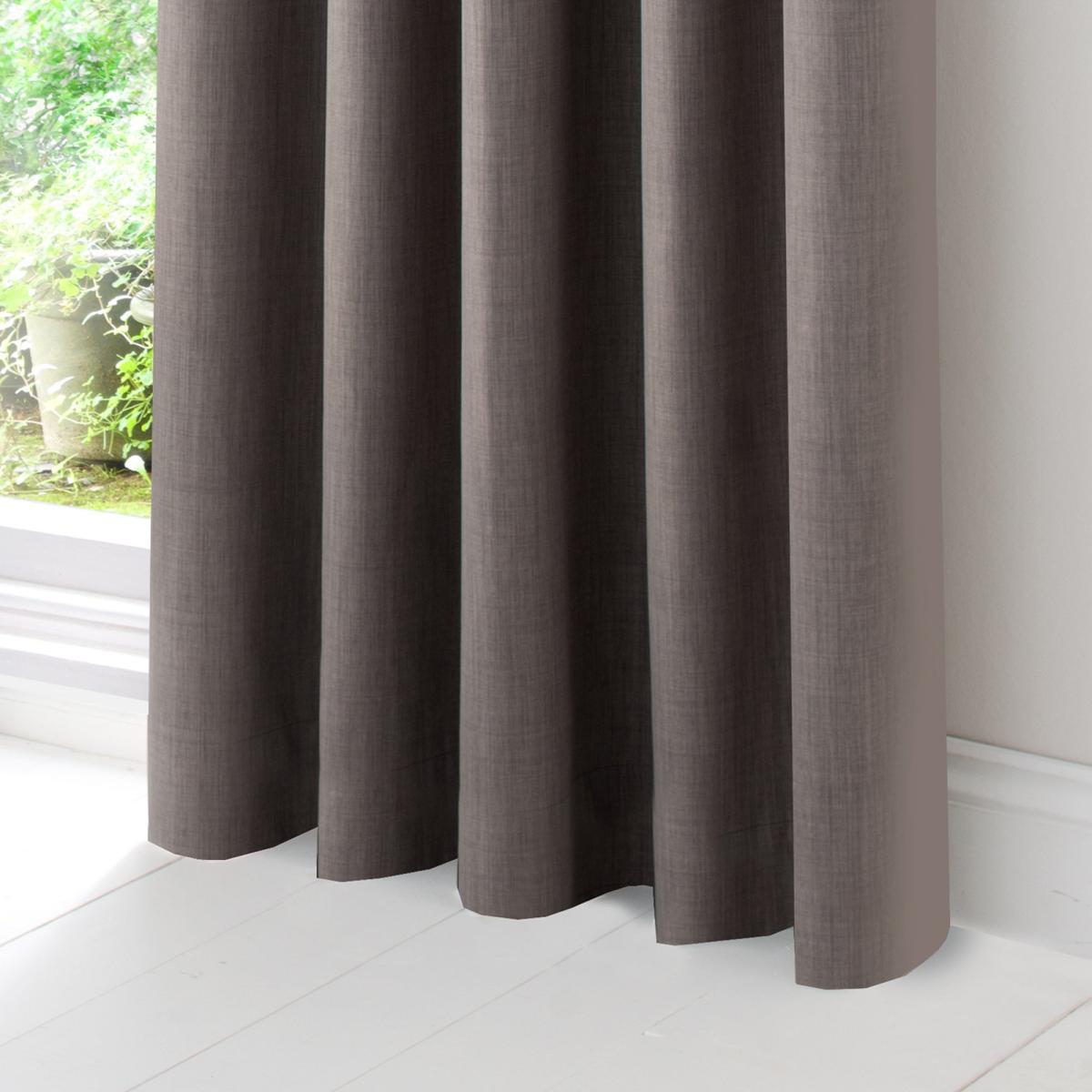 Solar Stone Blackout Eyelet Curtains Grey – image 5