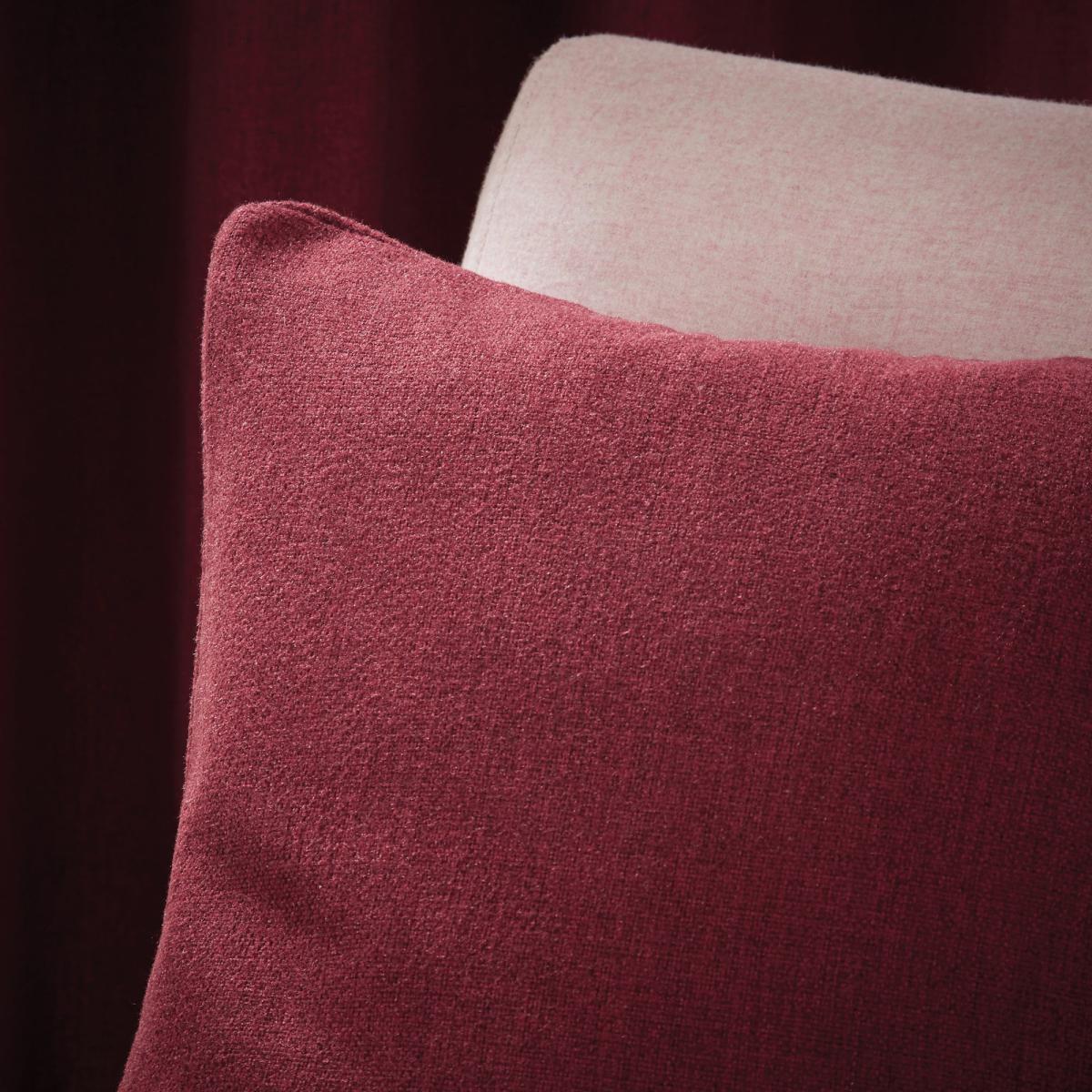 Jennings Merlot Eyelet Curtains Red – image 6