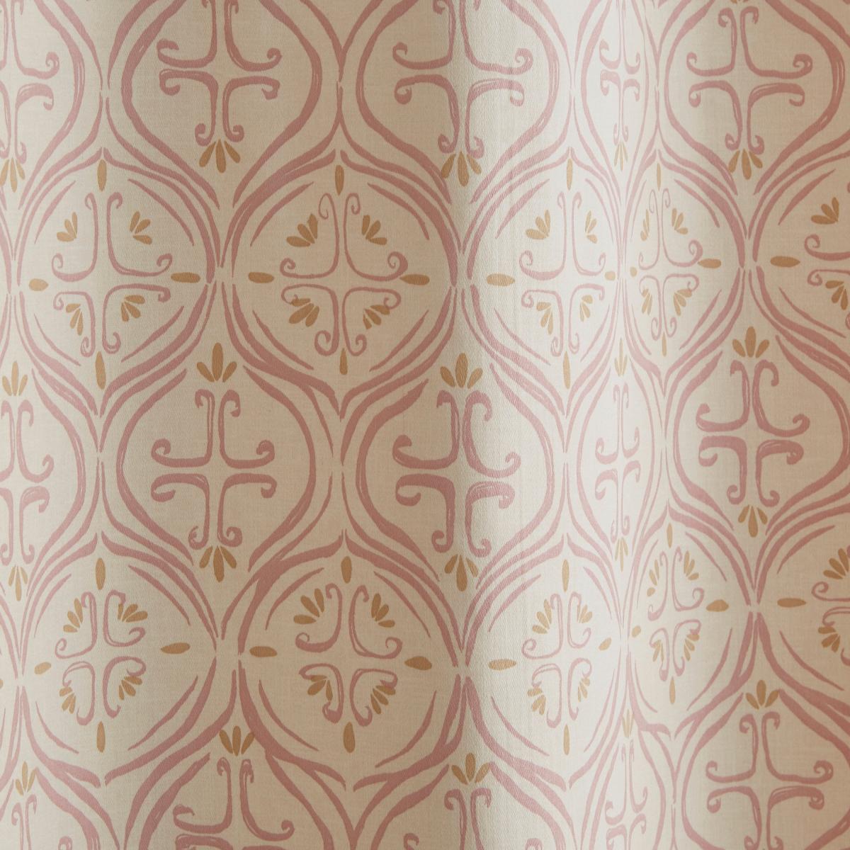 Boho Trellis Eyelet Curtains Rose – image 3