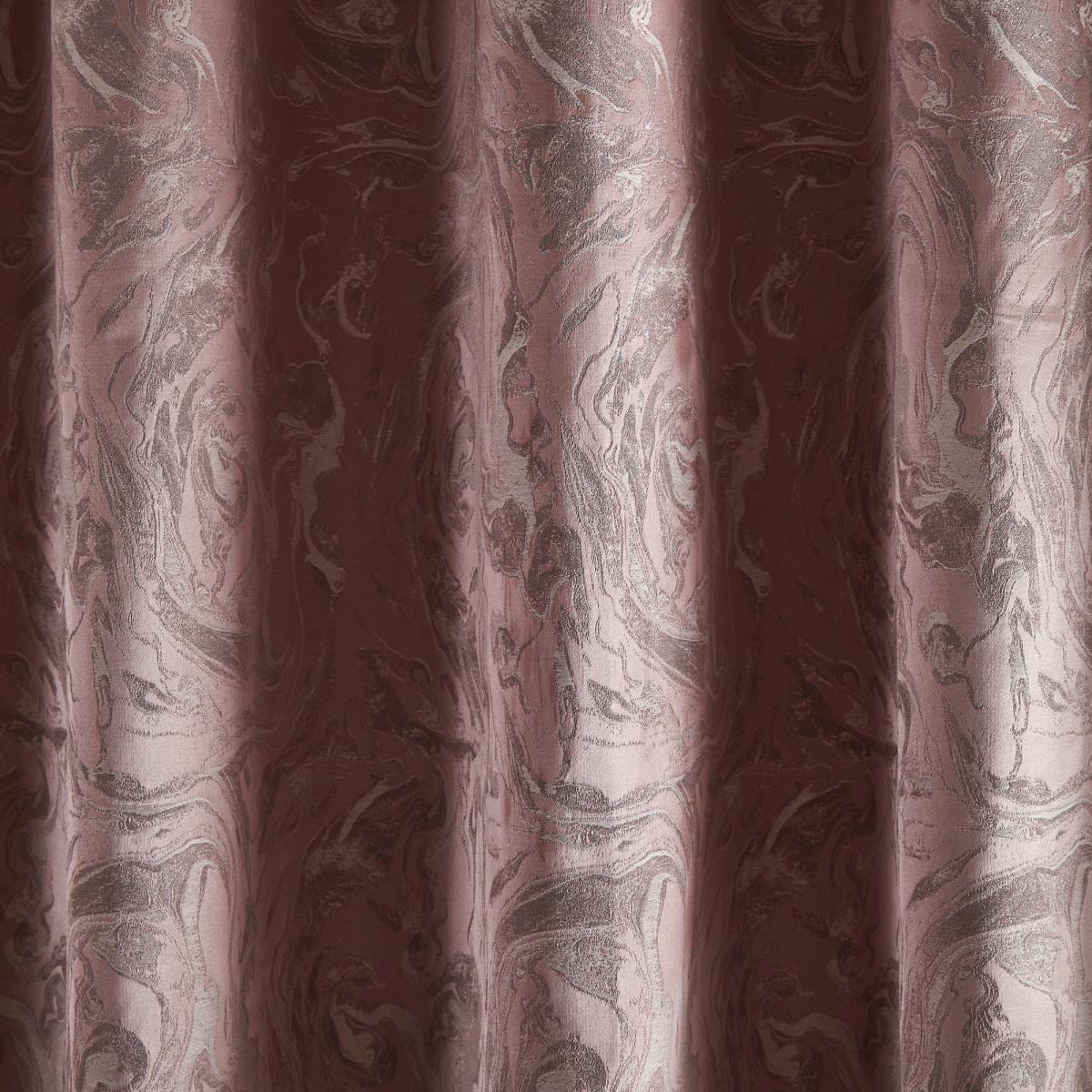 Diablo Marble Woven Eyelet Curtains Pink – image 5