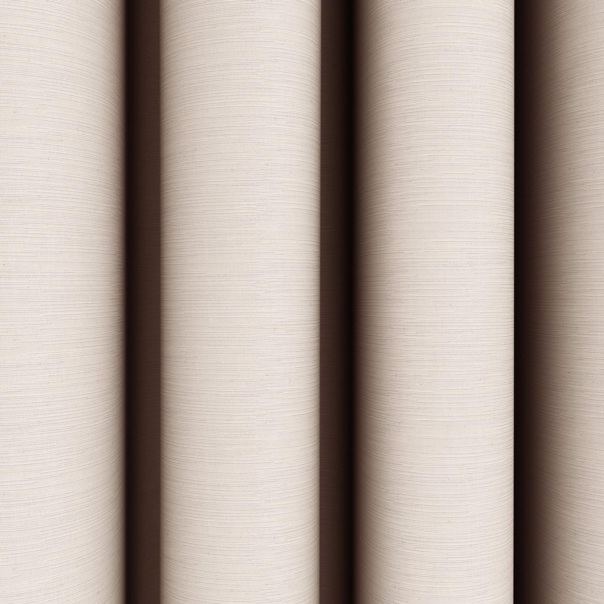 Bamboo Mix Mushroom Eyelet Curtains Beige – image 3