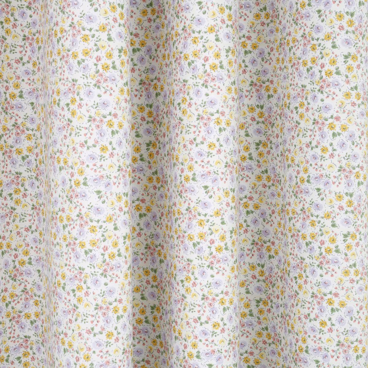 Madeline Ditsy Purple Eyelet Curtains Purple – image 3