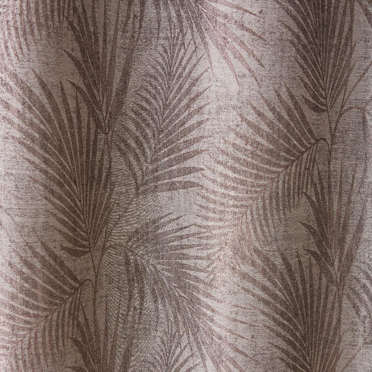 Hyperion Interiors Tamra Palm Natural Eyelet Curtains Beige – image 3