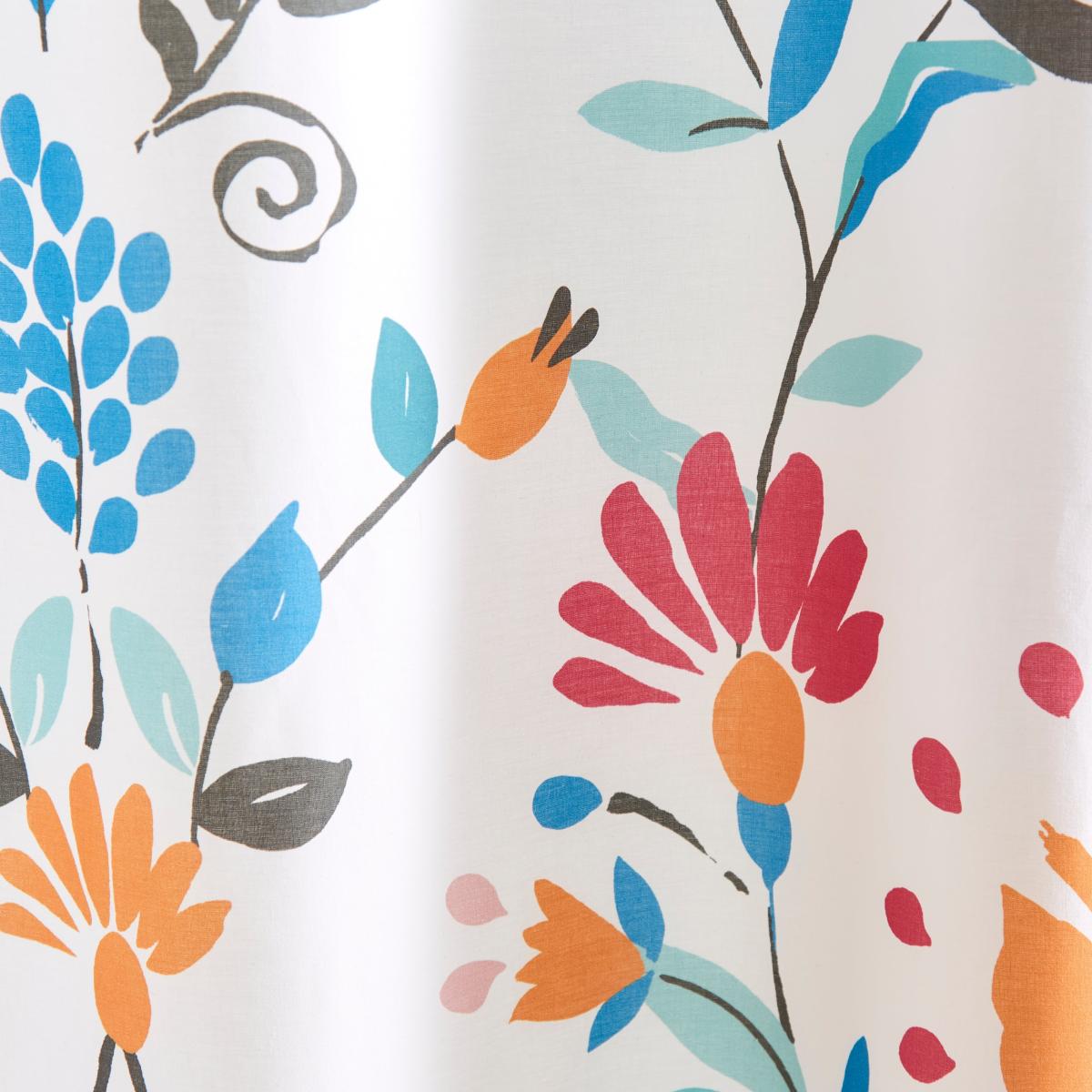 Norah Teal Blackout Eyelet Curtains Blue – image 2